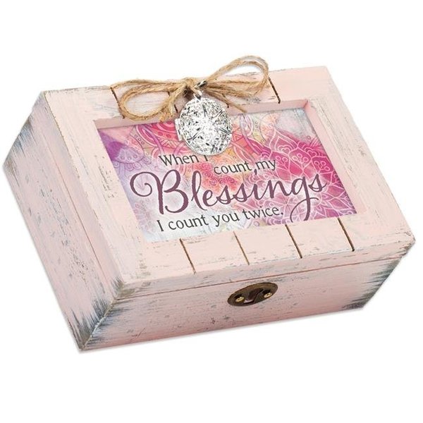 Dicksons Dicksons LP51SPK Decorative Music Keepsake Box - When I Count My Blessings I Count You Twice - 4 x 6 in. LP51SPK